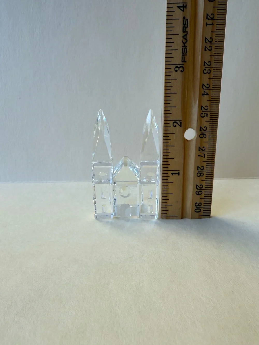 Swarovski Crystal Cathedral Church City Collectible Home Decor Figure - No Box.